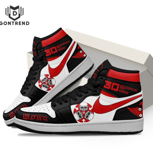 30 Seconds To Mars Design Air Jordan 1 High Top