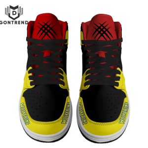 Wolverine Special Design Gold Air Jordan 1 High Top