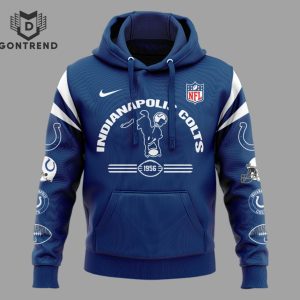 Indianapolis Colts NFL Throwback Blue Hoodie