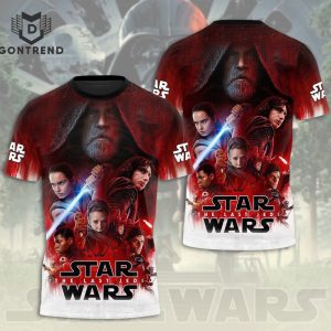 Star Wars The Last Jedi Design 3D T-Shirt