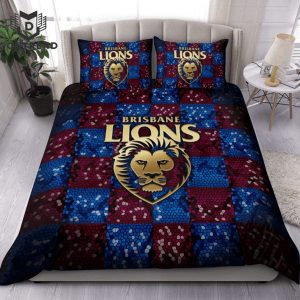 Brisbane Lions AFL Bedding Set For Fan