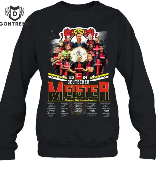 Bayer 04 Leverkuse Meister 2024 Signature T-Shirt