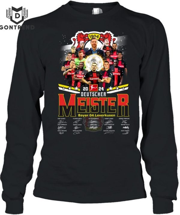 Bayer 04 Leverkuse Meister 2024 Signature T-Shirt