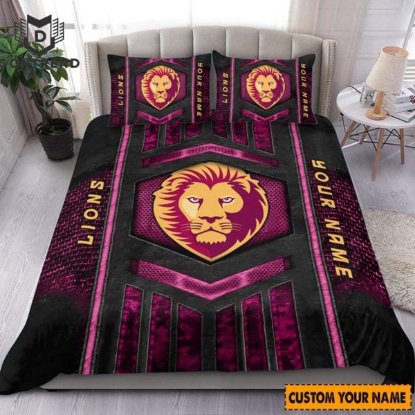 Brisbane Lions AFL Bedding Set For Fan New Arrivals 2024