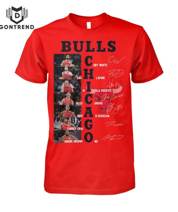 Chicago Bulls Men Basketball Signature Unisex T-Shirt