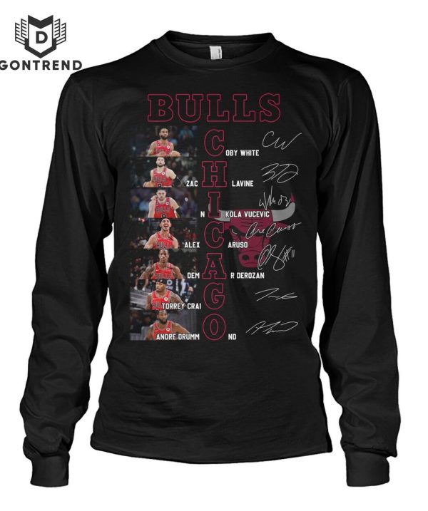 Chicago Bulls Men Basketball Signature Unisex T-Shirt