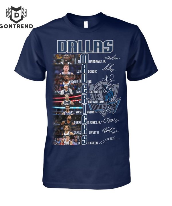 Dallas Mavericks Men Basketball Signature T-Shirt