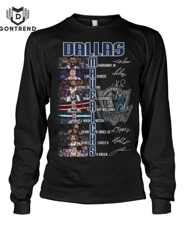 Dallas Mavericks Men Basketball Signature T-Shirt