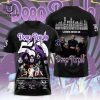 Deep Purple 1968-2024 Legends Never Die Design 3D T-Shirt