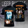 Deep Purple Tour 2024 Celebratinng 50 Years Of Smoke On The Water Design 3D T-Shirt