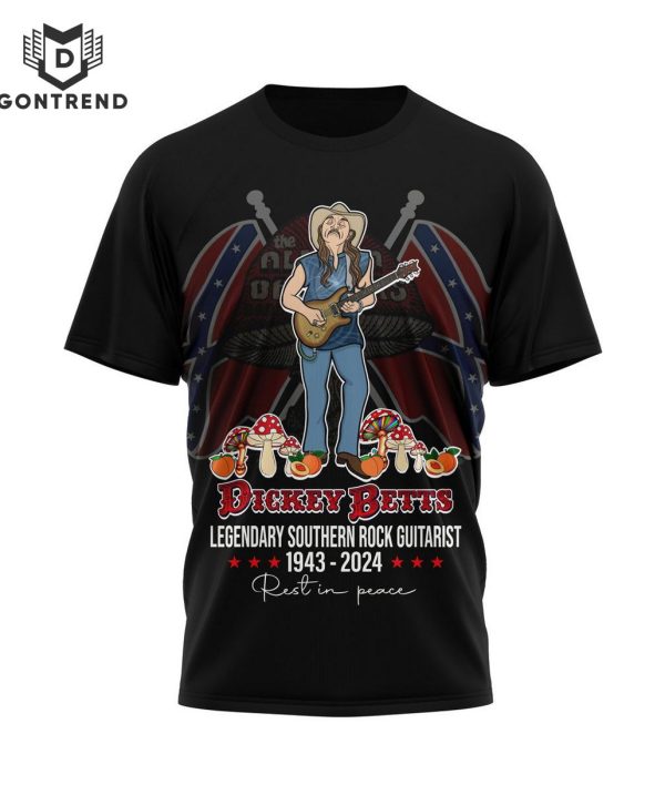 Dickey Betts Legendary Southern Rock Guitarist 1943-2024 Signature Unisex T-Shirt