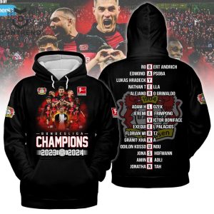 Leverkusen Bundeslig Champions 2023-2024 Hoodie