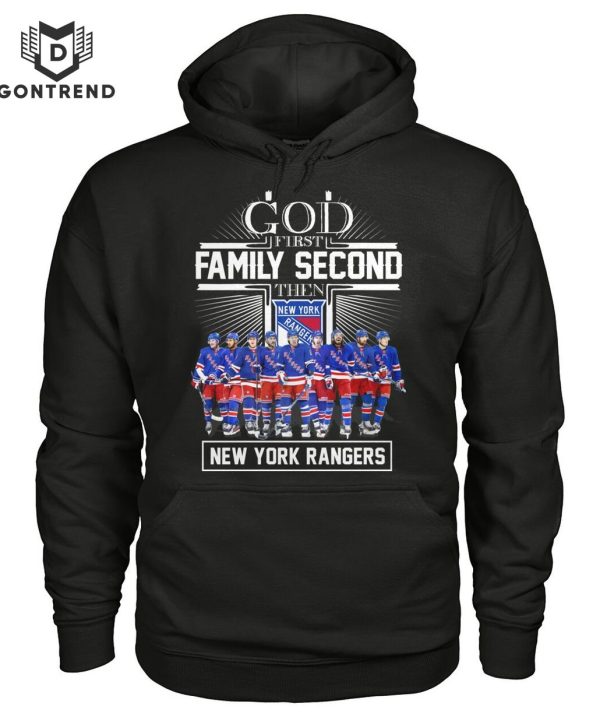 God First Family Second The New York Rangers T-Shirt