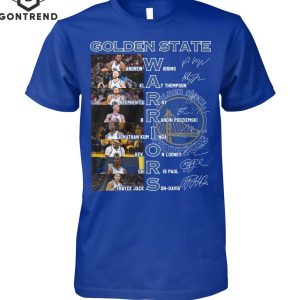 Golden State Warriors Men Basketball Signature Unisex T-Shirt