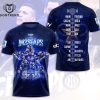 Inter Milan Second Star Scudetto Champions 23-24 Design 3D T-Shirt