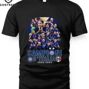 Inter Milan Campioni D Italia 2023-2024 T-Shirt