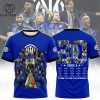 Inter Milan Champions Serie A Design 3D T-Shirt