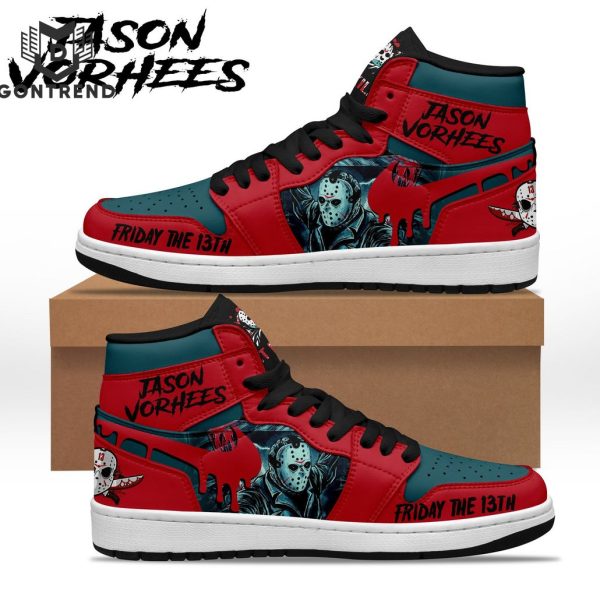 Jason Vorhees Friday The 13th Design Air Jordan 1 High Top