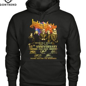 Judas Priest Invincible Shield Tour 2024 55th Anniversary 1969-2024 Signature Thank You For The Memories T-Shirt