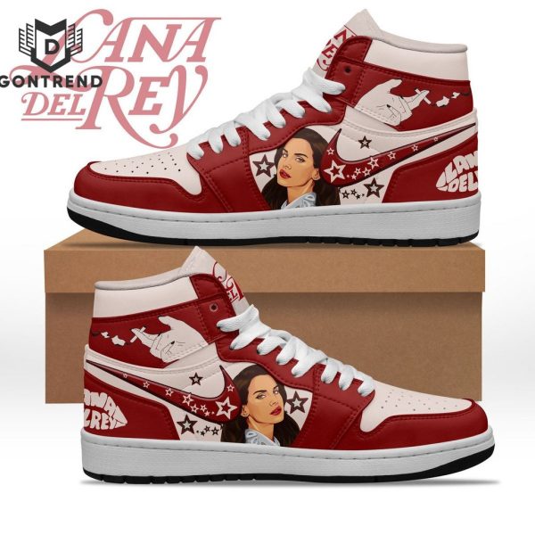 Lana Del Rey Design Red Air Jordan 1 High Top