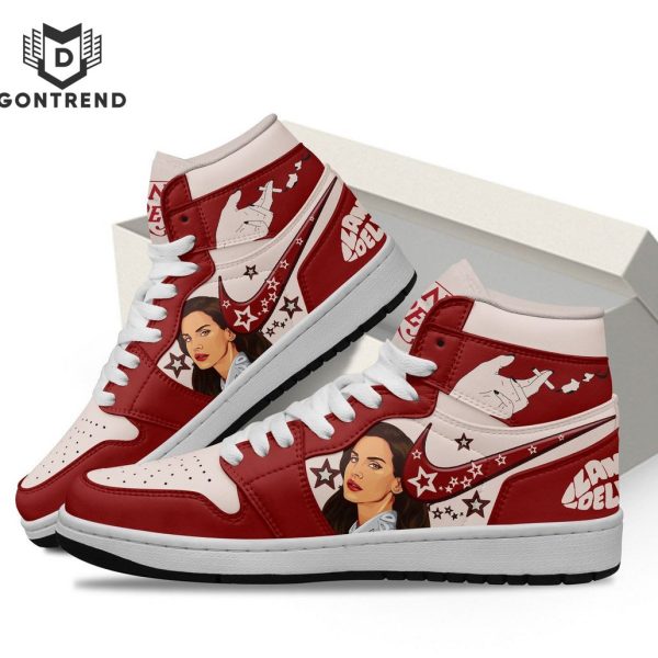 Lana Del Rey Design Red Air Jordan 1 High Top