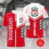 Liverpool FC The Kop Special Design Red 3D T-Shirt