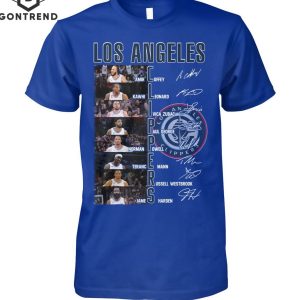 Los Angeles Clippers Men Basketball Signature T-Shirt