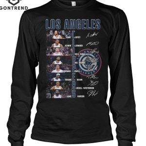 Los Angeles Clippers Men Basketball Signature T-Shirt