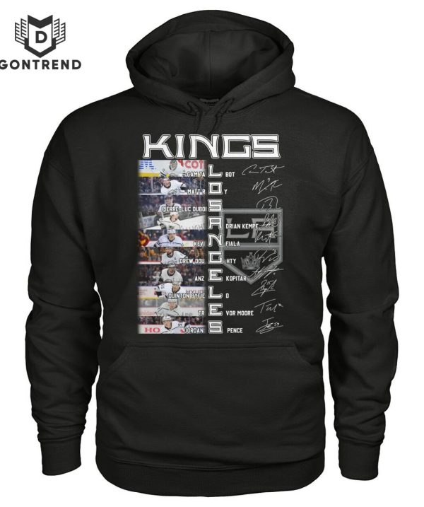 Los Angeles Kings Ice Hockey Team Siganture T-Shirt