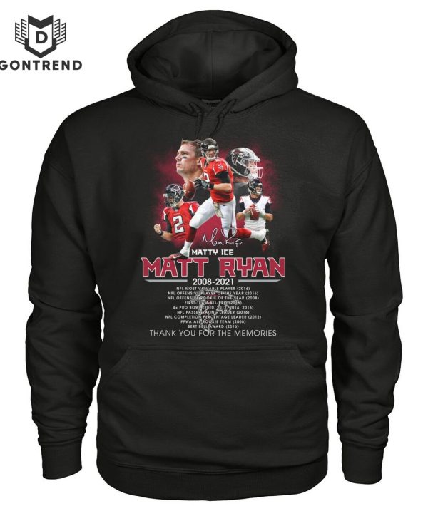 Matty Ice Matt Ryan Thank You For The Memories Signature Unisex T-Shirt