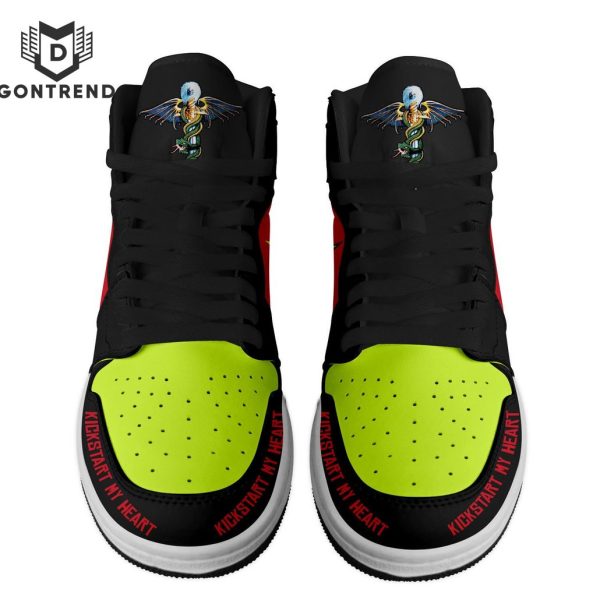 Motley Crue Kickstart My Heart Design Air Jordan 1 High Top