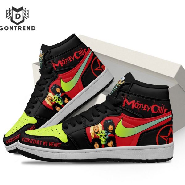 Motley Crue Kickstart My Heart Design Air Jordan 1 High Top