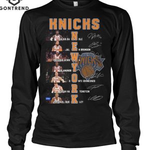 New York Knicks Men Basketball Signature Unisex T-Shirt