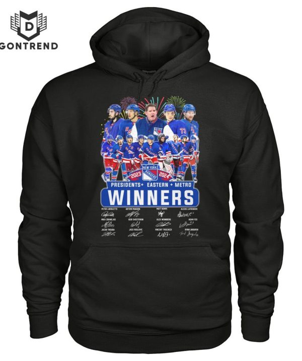 New York Rangers Presidents – Eastern – Metro Winners Signature T-Shirt