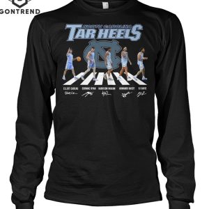 North Carolina Tar Heels Men Basketball Signature T-Shirt