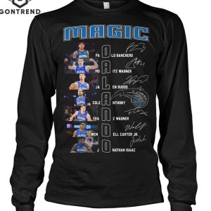 Orlando Magic Mens Basketball Team Signature T-Shirt