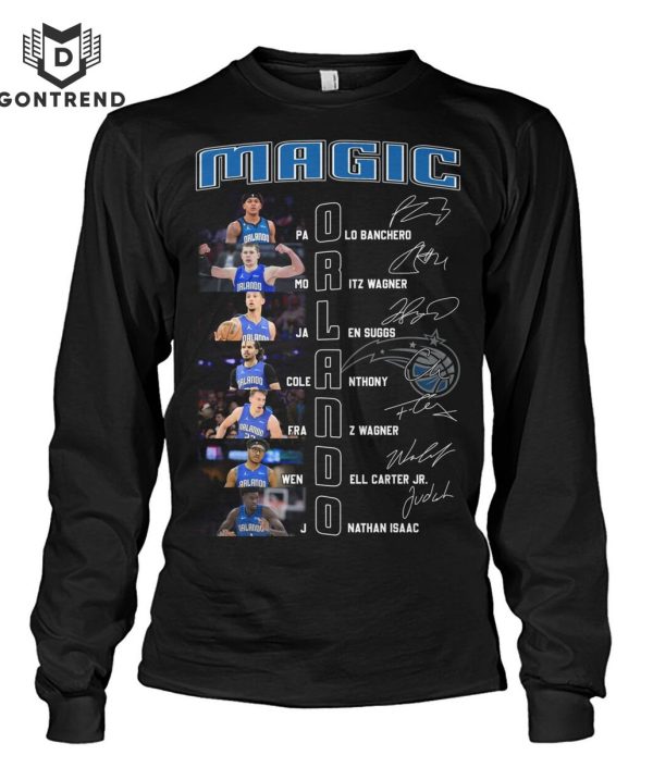 Orlando Magic Mens Basketball Team Signature T-Shirt