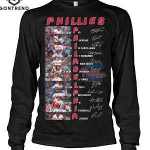 Philadelphia Phillies Baseball Team Signature T-Shirt