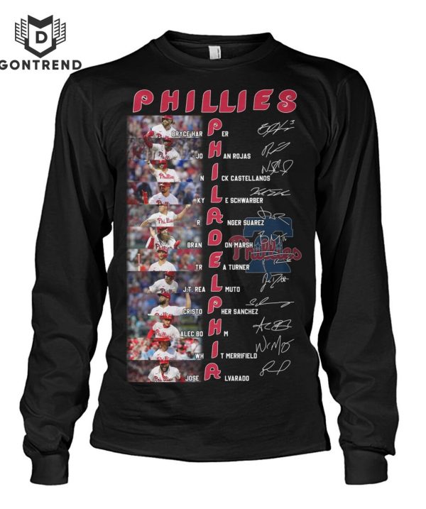 Philadelphia Phillies Baseball Team Signature T-Shirt