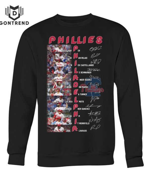 Philadelphia Phillies Baseball Team Signature T-Shirt