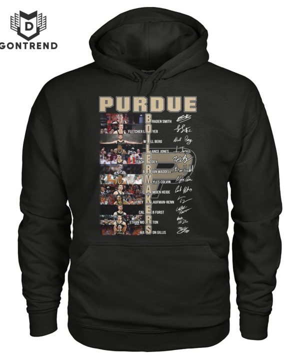 Purdue Boilermakers Men Basketball Signature Unisex T-Shirt