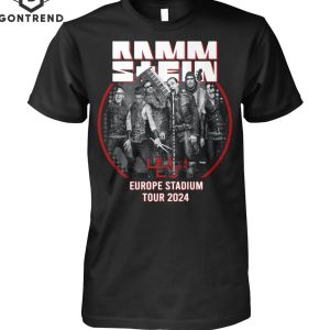 Rammstein Europe Stadium Tour 2024 T-Shirt