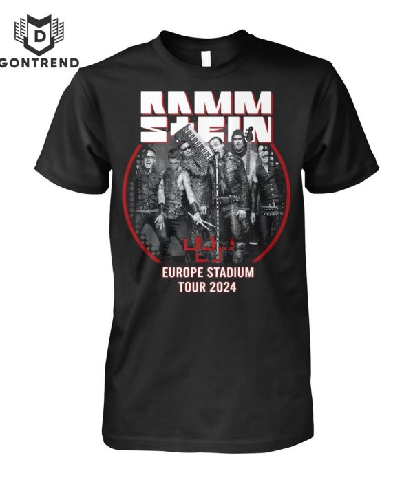 Rammstein Europe Stadium Tour 2024 T-Shirt