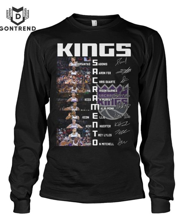 Sacramento Kings Men Basketball Signature T-Shirt