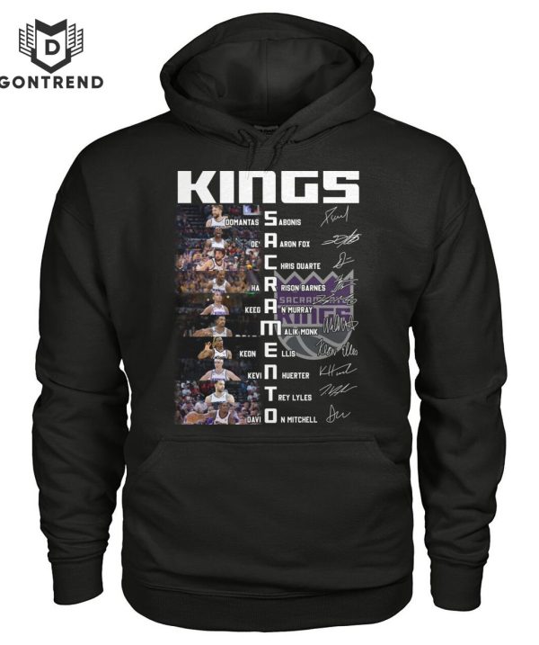 Sacramento Kings Men Basketball Signature T-Shirt