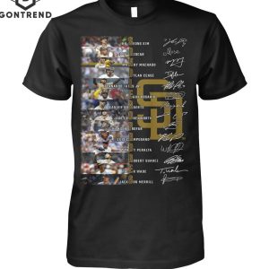 San Diego Padres Baseball Team Signature Unisex T-Shirt