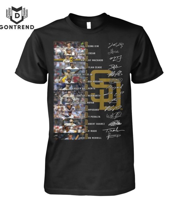 San Diego Padres Baseball Team Signature Unisex T-Shirt