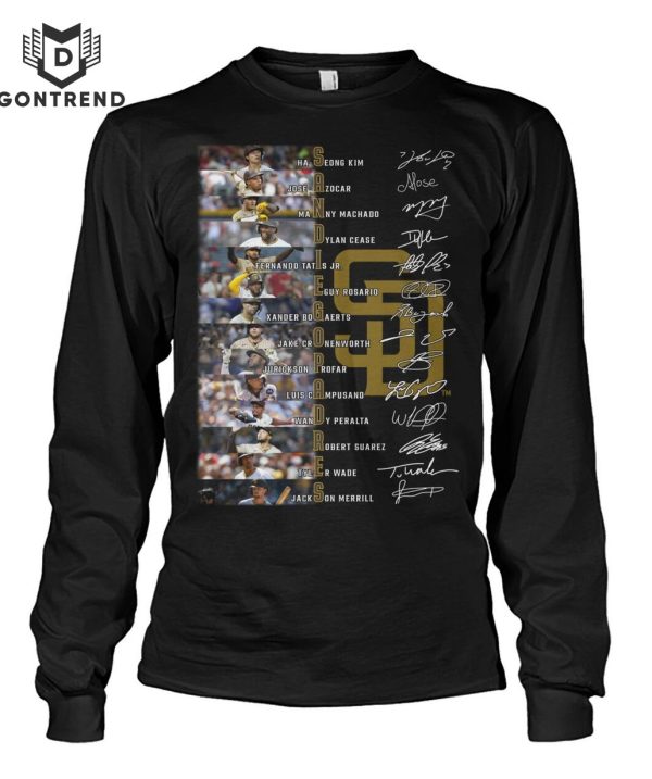 San Diego Padres Baseball Team Signature Unisex T-Shirt