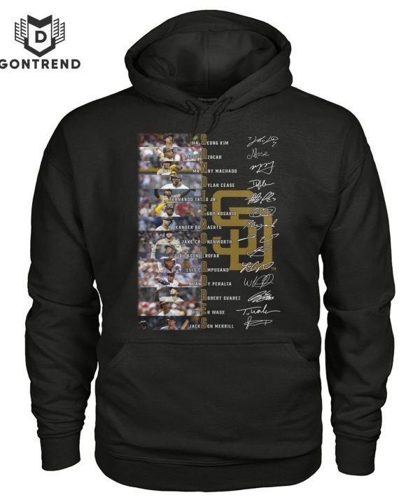 San Diego Padres Baseball Team Signature Unisex T-Shirt