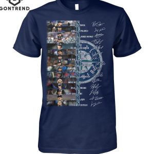 Seattle Mariners Baseball Team Signature Unisex T-Shirt